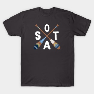 Paddle Minnesota, SOTA Lake Life Painted Oars T-Shirt